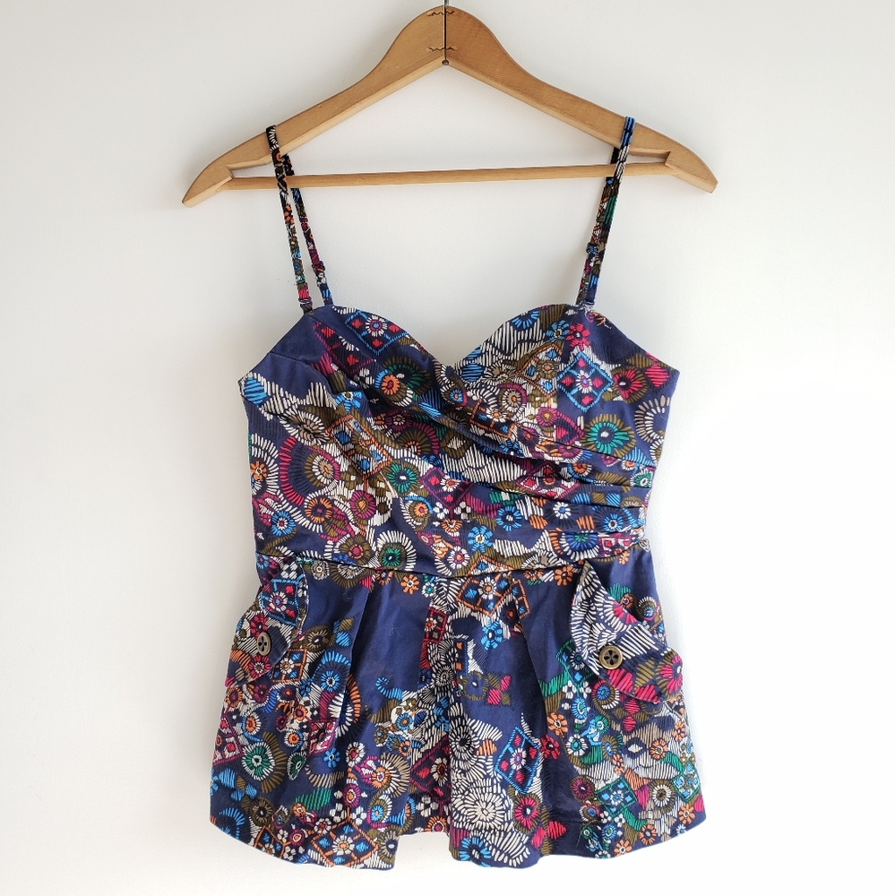 Anthropologie Fei Primula Corset Top